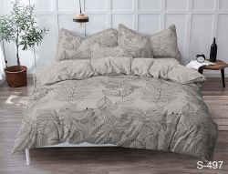 Комплект постільної білизни сімейний наволочки 50*70см Сатин S497
