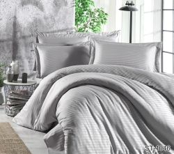 Комплект постільної білизни Страйп-Сатин LUXURY ST-1046 2