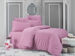 Комплект постільної білизни євро наволочки 50*70см Страйп-Сатин ST-1007