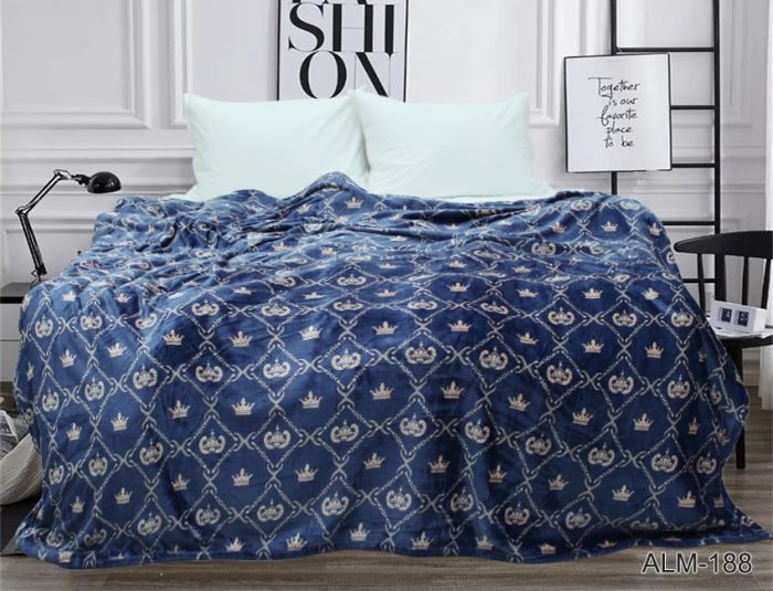 Плед велсофт (мікрофібра) 160*220 см ALM-188