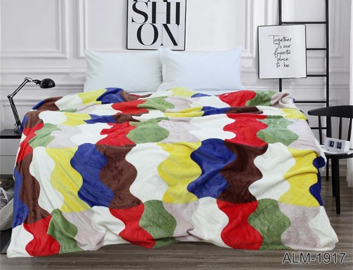 Плед велсофт (мікрофібра) 160*220 см ALM1917