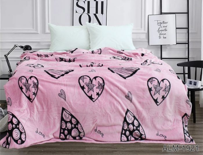 Плед велсофт (мікрофібра) 200*220 см ALM1921