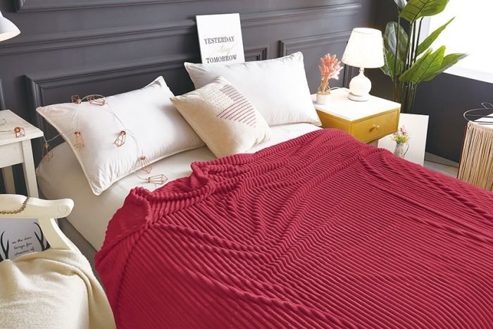 Плед велсофт (мікрофібра) 200*220 см ALM1935