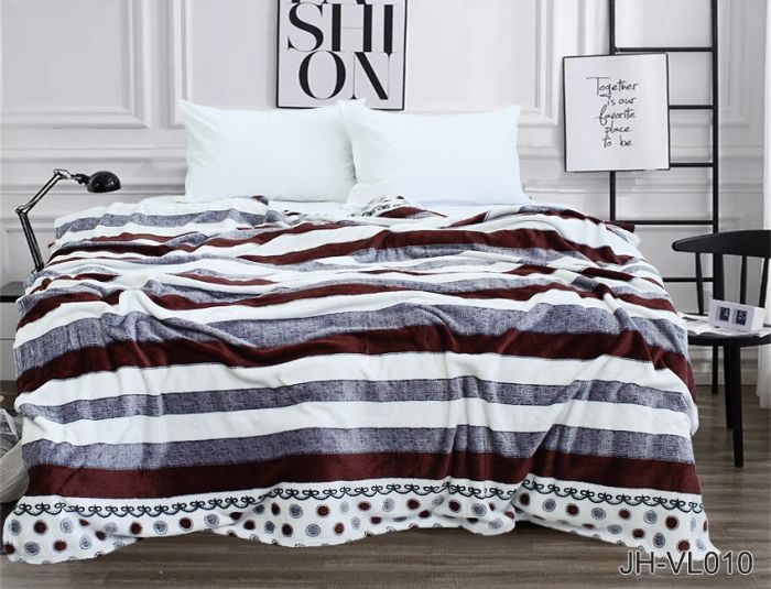 Плед велсофт (мікрофібра) 160*220 см JH-VL010