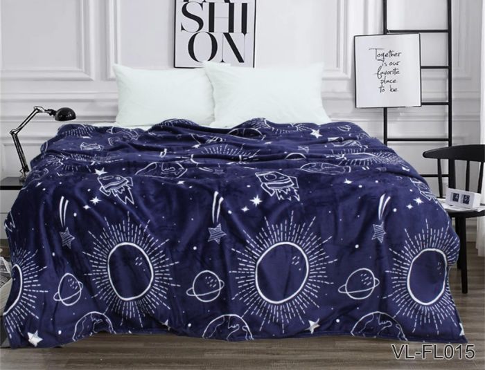 Плед велсофт (мікрофібра) 160*220 см VL-FL015