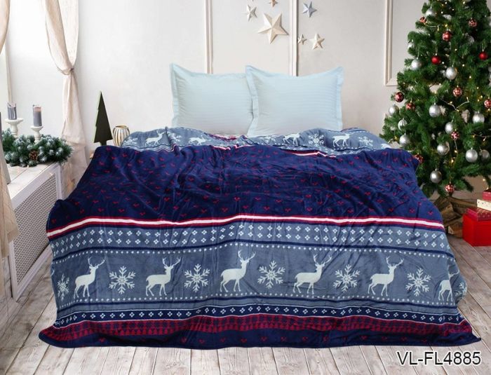 Плед велсофт (мікрофібра) 160*220 см VL-FL4885