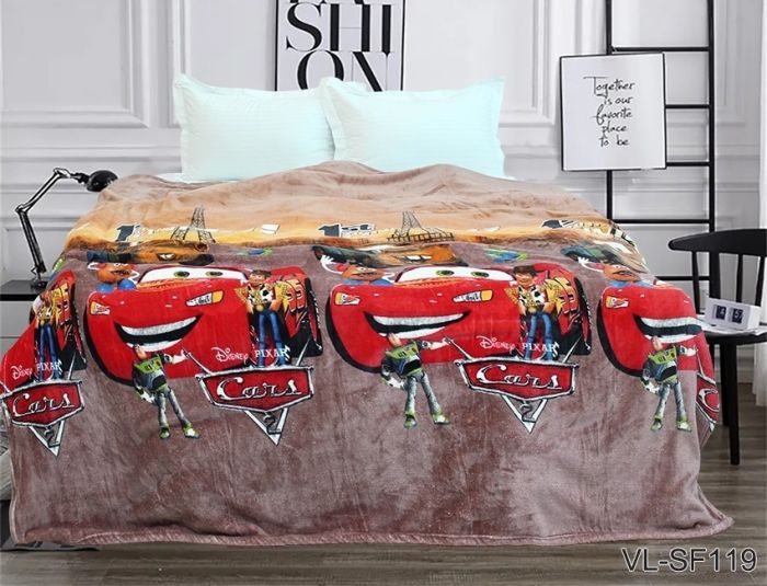 Плед велсофт (мікрофібра) 200*220 см VL-SF119