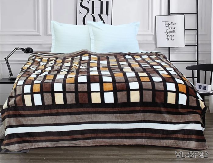 Плед велсофт (мікрофібра) 160*220 см VL-SF42