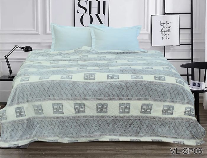 Плед велсофт (мікрофібра) 200*220 см VL-SP06