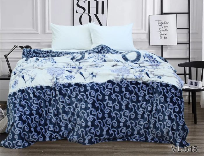 Плед велсофт (мікрофібра) 200*220 см VL045