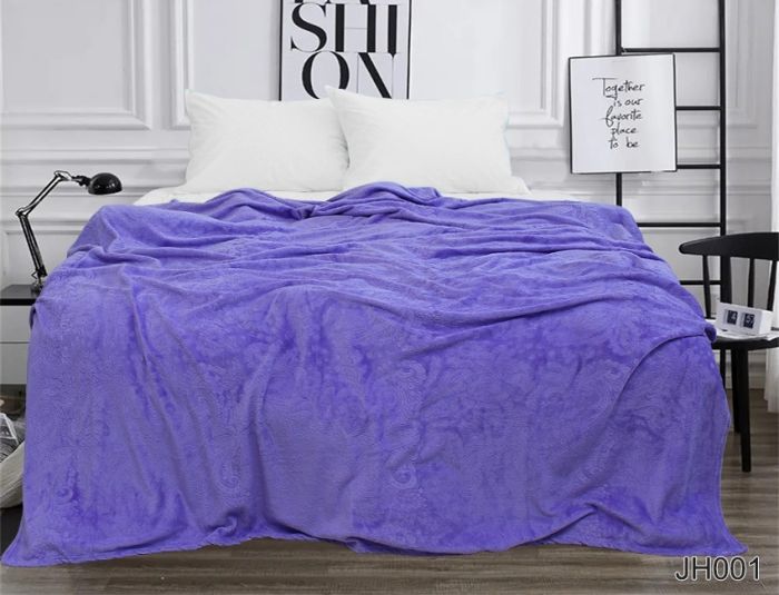 Плед велсофт (мікрофібра) 160*220 см JH001