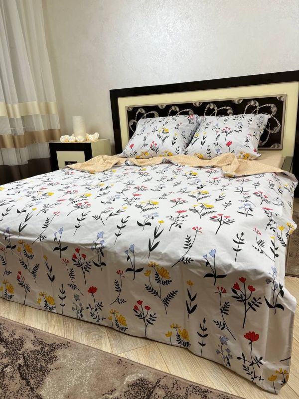 Комплект постільної білизни Преміум 03-007-1 Бязь наволочки 50*70см