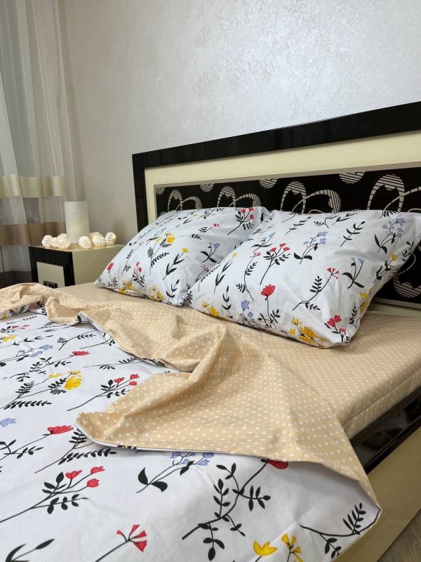 Комплект постільної білизни Преміум 03-007-1 Бязь наволочки 50*70см