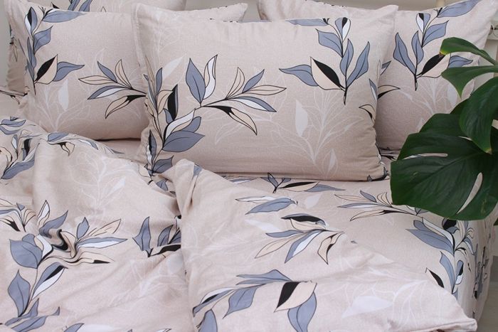 Комплект постільної білизни двоспальний наволочки 50*70см Сатин S519