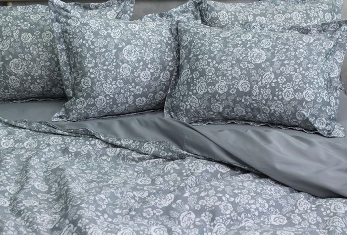 Комплект постільної білизни двоспальний наволочки 50*70см Сатин Премиум PT-006д