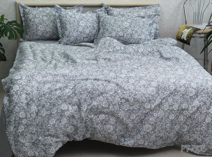 Комплект постільної білизни двоспальний наволочки 50*70см Сатин Премиум PT-006д