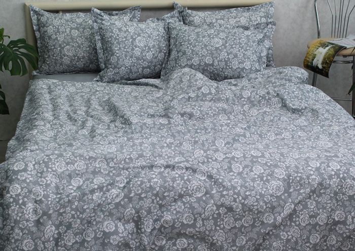 Комплект постільної білизни двоспальний наволочки 50*70см Сатин Премиум PT-006д