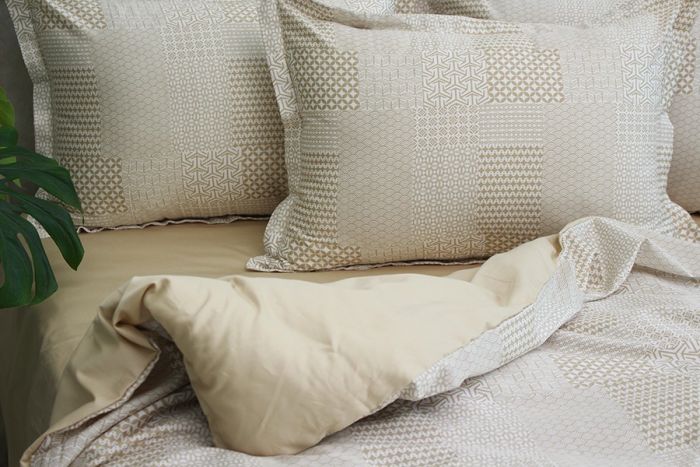 Комплект постільної білизни двоспальний наволочки 50*70см Сатин Премиум PT-012д