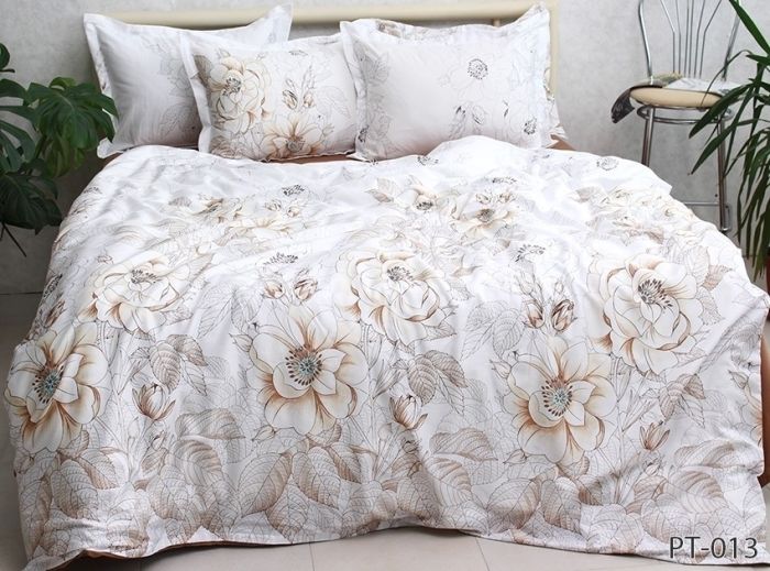 Комплект постільної білизни двоспальний наволочки 50*70см Сатин Премиум PT-013д