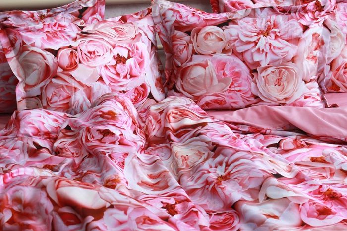 Комплект постільної білизни євро наволочки 50*70см Сатин Премиум PT-003