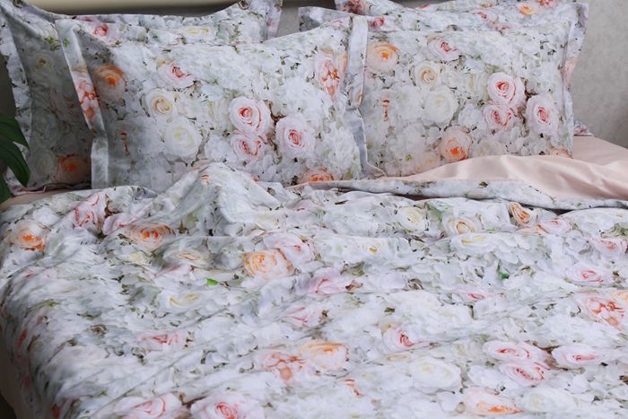 Комплект постільної білизни євро наволочки 50*70см Сатин Премиум PT-004