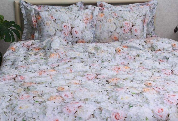 Комплект постільної білизни євро наволочки 50*70см Сатин Премиум PT-004