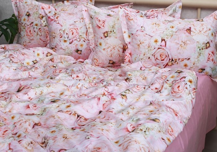 Комплект постільної білизни євро наволочки 50*70см Сатин Премиум PT-007