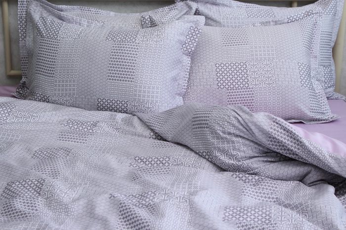 Комплект постільної білизни євро наволочки 50*70см Сатин Премиум PT-016