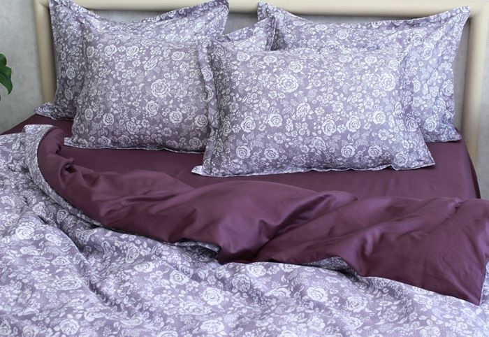 Комплект постільної білизни сімейний наволочки 50*70см Сатин Премиум PT-002