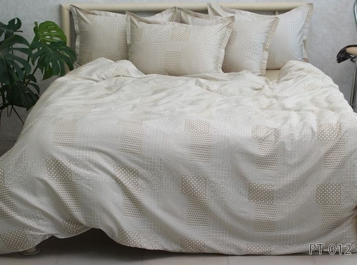 Комплект постільної білизни сімейний наволочки 50*70см Сатин Премиум PT-012