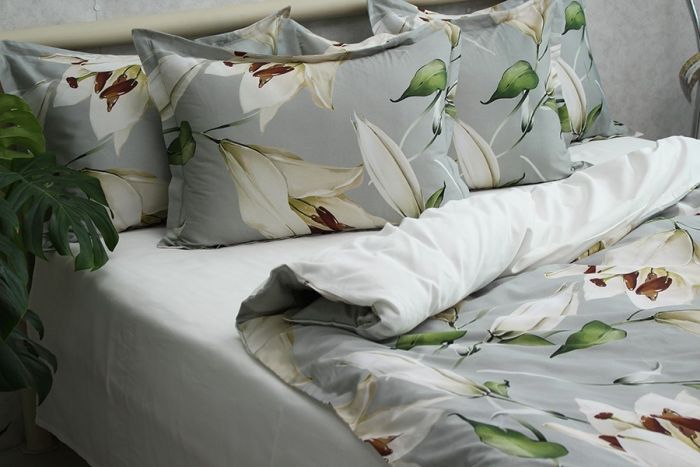 Комплект постільної білизни сімейний наволочки 50*70см Сатин Премиум PT-015