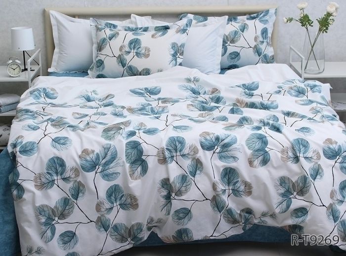 Комплект постільної білизни двоспальний наволочки 50*70см Ранфорс R-T9269