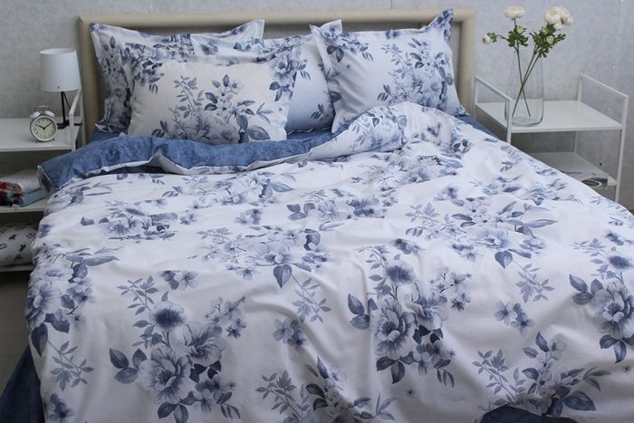 Комплект постільної білизни євро наволочки 50*70см Ранфорс R-T9271