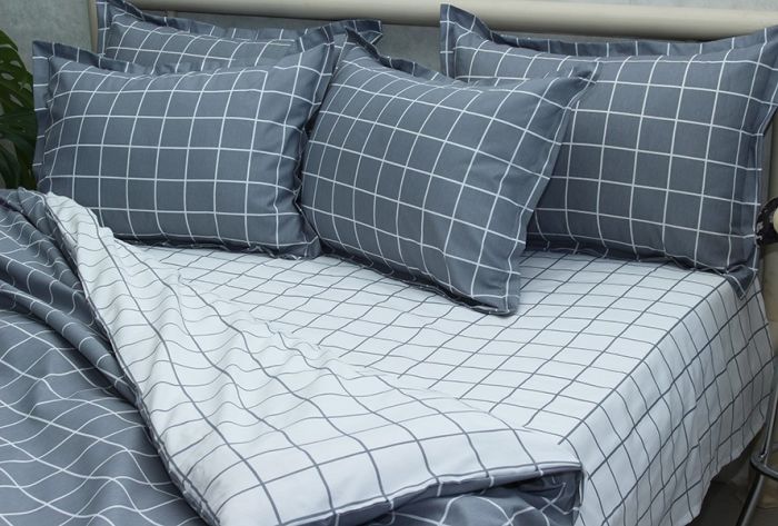 Комплект постільної білизни сімейний наволочки 50*70см Ранфорс R-T9265