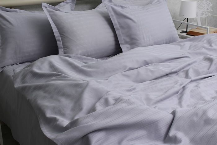 Комплект постільної білизни двоспальний наволочки 50*70см Страйп-Сатин Multistripe MST-4