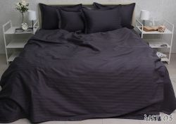 Комплект постільної білизни двоспальний наволочки 50*70см Страйп-Сатин Multistripe MST-5