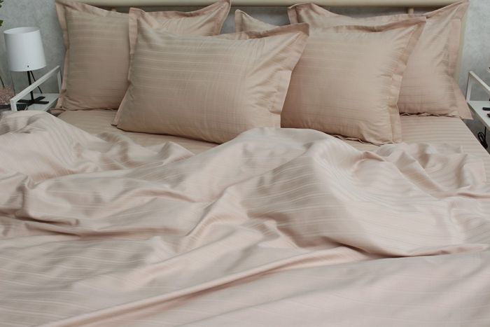 Комплект постільної білизни євро наволочки 50*70см Страйп-Сатин Multistripe MST-1