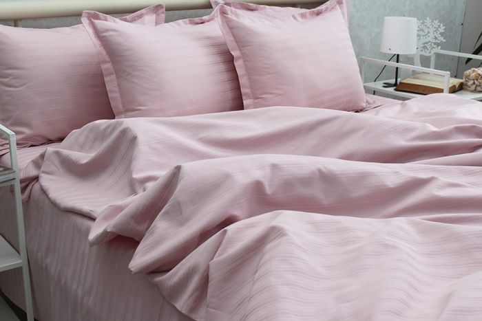 Комплект постільної білизни сімейний наволочки 50*70см Страйп-Сатин Multistripe MST-9