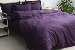 Комплект постільної білизни сімейний наволочки 50*70см Страйп-Сатин Multistripe MST-10