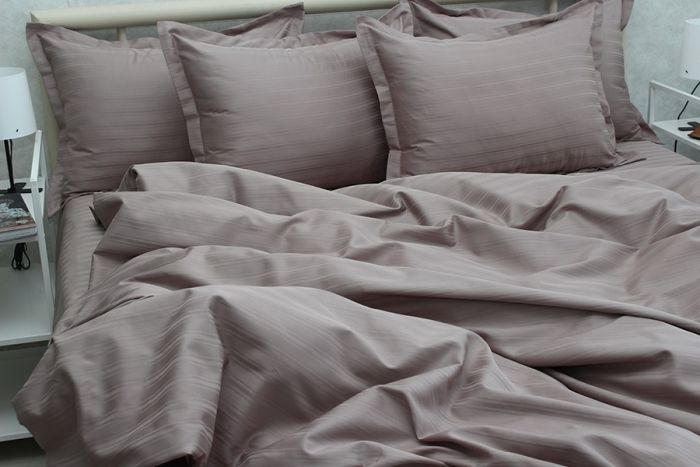 Комплект постільної білизни сімейний наволочки 50*70см Страйп-Сатин Multistripe MST-13