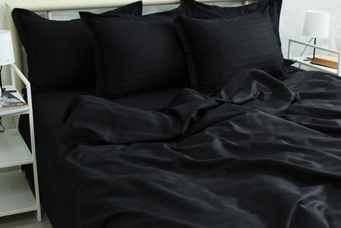 Комплект постільної білизни сімейний наволочки 50*70см Страйп-Сатин Multistripe MST-15