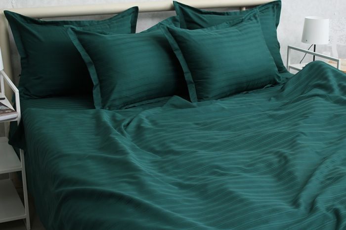 Комплект постільної білизни сімейний наволочки 50*70см Страйп-Сатин Multistripe MST-16