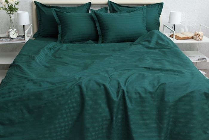 Комплект постільної білизни сімейний наволочки 50*70см Страйп-Сатин Multistripe MST-16