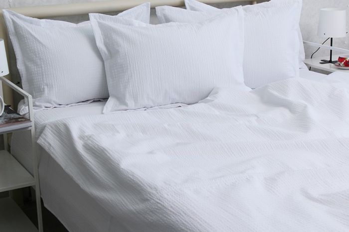 Комплект постільної білизни двоспальний наволочки 50*70см Ранфорс Gofre RG-6