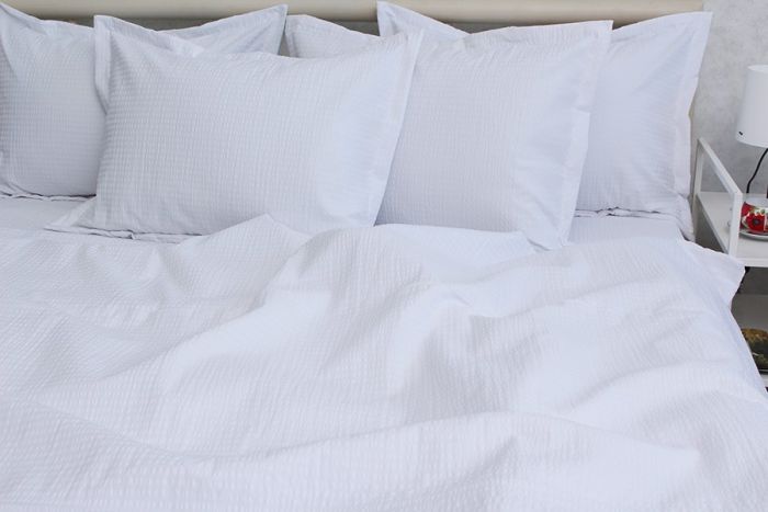 Комплект постільної білизни двоспальний наволочки 50*70см Ранфорс Gofre RG-6