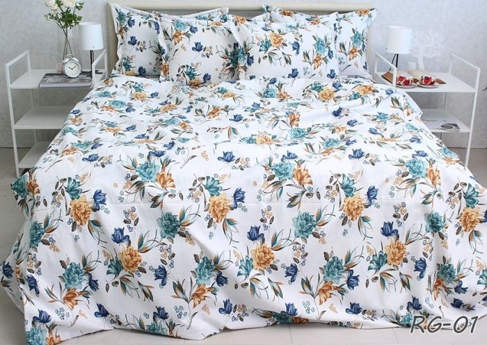 Комплект постільної білизни євро наволочки 70*70см Ранфорс Gofre RG-1