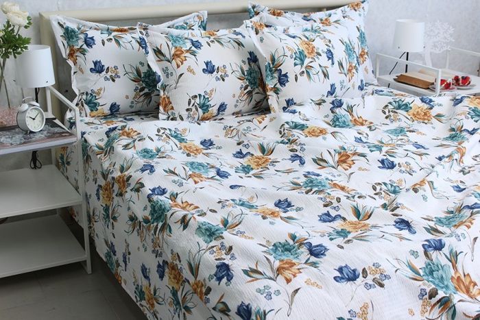 Комплект постільної білизни євро наволочки 70*70см Ранфорс Gofre RG-1