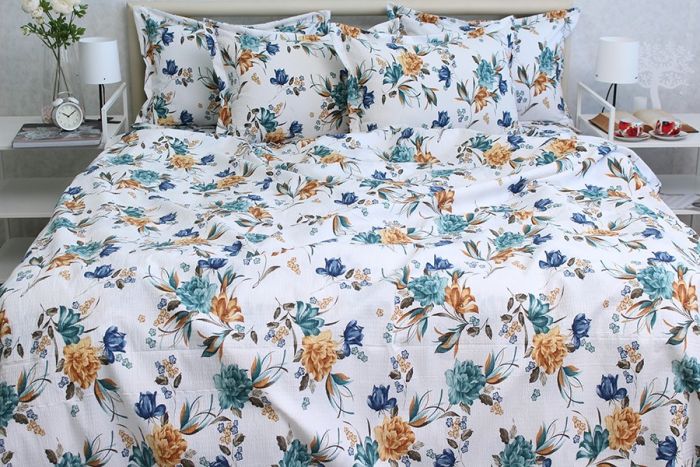 Комплект постільної білизни євро наволочки 50*70см Ранфорс Gofre RG-1