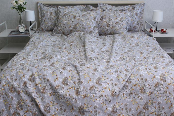 Комплект постільної білизни євро наволочки 70*70см Ранфорс Gofre RG-2