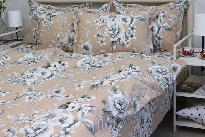 Комплект постільної білизни євро наволочки 70*70см Ранфорс Gofre RG-3